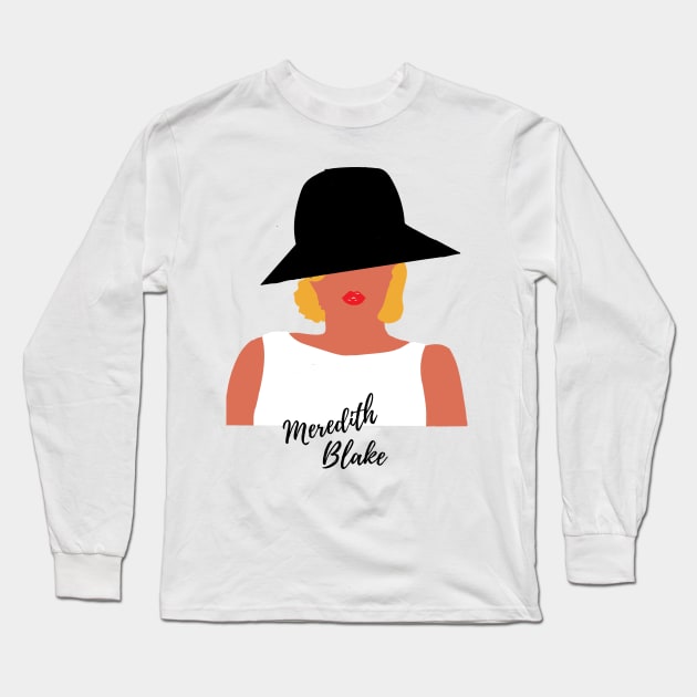 Meredith Blake Long Sleeve T-Shirt by Ineffablexx